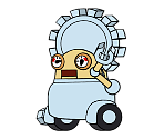 Gearmo (Silver) (Paper Mario-Style) - Mario Customs