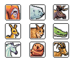 Animal Adoption Icons - Zoo Tycoon 2 DS