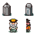 Prototype NPCs & Objects - EarthBound / Mother 2