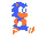 Sonic (Adventure Island NES-Style) - Sonic the Hedgehog Customs