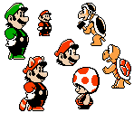 SMB3 Minigame Characters - Mario Customs
