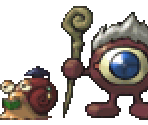 Enemies - Dungeon Shoutenkai - Densetsu no Ken Hajimemashita (JPN)