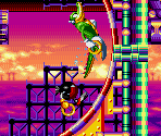 Marina Madness Level 1 (Sunset) - Knuckles' Chaotix (32X)