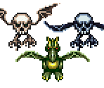 Bone Buzzard, Skullclaw, Gargon, & Dragoyle - Secret of Evermore