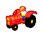 Groundskeeper Willie & Tractor - The Simpsons: Road Rage