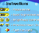 Instructions Screen - SpongeBob SquarePants: Volume 1