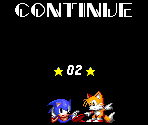 Continue Screen - Sonic the Hedgehog 2
