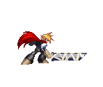 Cloud (Mega Man X PSX-Style) - Kingdom Hearts Customs