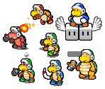 Hammer Bros. (Mario & Luigi: Superstar Saga-Style) - Mario Customs