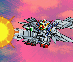 Wing Gundam Zero Custom Overlay & Background Effects - Super Robot Wars W