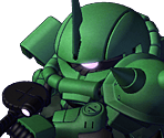 Zaku II F Commander Type - SD Gundam G Generation Spirits (JPN)