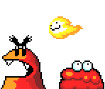 Lava Enemies - Super Mario Advance 3: Yoshi's Island