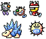 Spiked Enemies - Super Mario Advance 3: Yoshi's Island