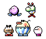 Standard Enemies - Super Mario Advance 3: Yoshi's Island