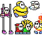 Shy Guy - Super Mario Advance 3: Yoshi's Island