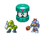 Enemies & Minibosses - Mega Man & Bass