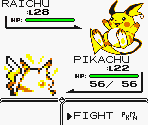 Battle Interface - Pokémon Yellow