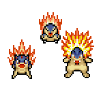 Cyndaquil, Quilava & Typhlosion - Pokémon Mystery Dungeon: Explorers of Time / Darkness