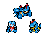 Totodile, Croconaw & Feraligatr - Pokémon Mystery Dungeon: Explorers of Time / Darkness