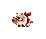 Drunken Ribbon Pig - MapleStory