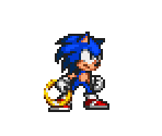Sonic (Mega Man 7-Style) - Sonic the Hedgehog Customs