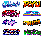 Character Logos - Marvel vs. Capcom