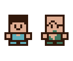 Steve & Alex (GBC-Style) - Minecraft Customs