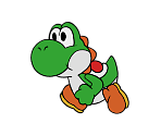 Yoshi (Green) (Paper Mario-Style, Modern) - Yoshi Customs