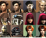 Party Portraits - Star Wars: Knights of the Old Republic II: The Sith Lords
