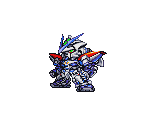 Gundam Astray Blue Frame 2nd G - Super Robot Wars W