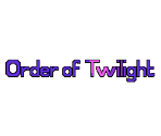 Title Screen Logo - Order of Twilight