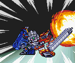 ChouRyuJin Overlay & Background Effects - Super Robot Wars W