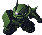 Zaku II F Bitter Custom - SD Gundam G Generation Spirits (JPN)