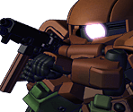 Zaku II F (Kimberlite Base B) - SD Gundam G Generation Spirits (JPN)