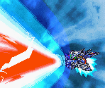 Gundam Astray Blue Frame 2nd L Overlay & Background Effects - Super Robot Wars W