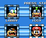 Koopaling Select (Mega Man-Style) - Mario Customs