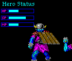 Combat HUD - Quest for Glory I