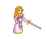 Zelda (Mega Man Zero-Style) - Super Smash Bros. Customs