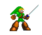Link (Mega Man X PSX-Style) - The Legend of Zelda Customs