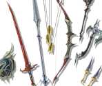 Firion's Weapons - DISSIDIA FINAL FANTASY NT