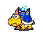 Blue Electrokoopa (Mario & Luigi: Superstar Saga-Style) - Mario Customs