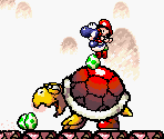 Stage 4-8 (Boss Arena Clouds) - Super Mario World 2: Yoshi's Island