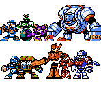 Mega Man 8 Robot Masters (NES-Style) - Mega Man Customs