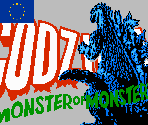 Title Screen (PAL) - Godzilla: Monster of Monsters!