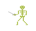Skeleton - The Dragon's Eye (Atari 800)