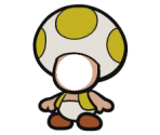 Faceless Toad - Paper Mario: The Origami King
