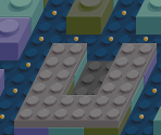 Block Town (Normal Brightness) - Pac-Mania