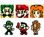 Mario, Luigi, and Peach - Mario Tennis