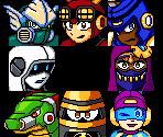 Stage Select Screen - Mega Man Rock N Roll