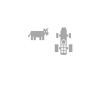 General User Interface, Playable Character, Donkey, & Road - Donkey